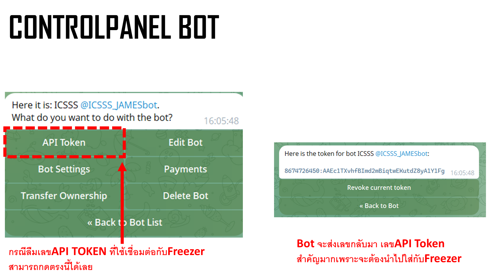 Slide 34: Control Panel Bot